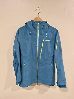 Patagonia W's PowSlayer Jacket Med Green Gore Tex MINT CONDITION MSRP $699 • $299