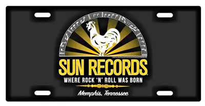 Sun Studio Auto License Plate  6 X 12 Embossed Aluminum  Elvis Presley *NEW* • $14.99