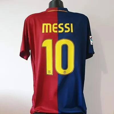 £149.99 • Buy MESSI 10 Barcelona Shirt - Medium - 2008/2009 - Nike Jersey Home Barca