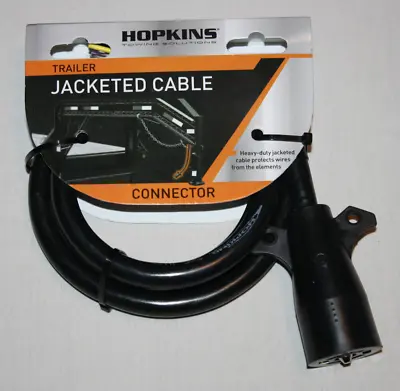 Hopkins Towing Solutions Trailer Jacketed Cable Connector 6' Part No 20245 NEW • $22.99