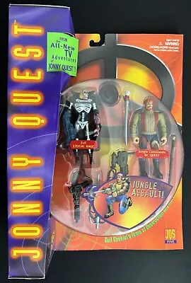 Jonny Quest The Real Adventures Jungle Assault! JQ5 1995 Galoob NEW MOC Sealed • $25