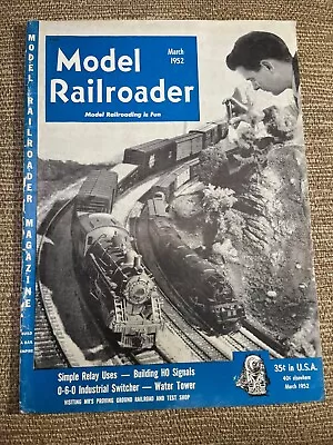 Model Railroader Magazine March 1952 • $2