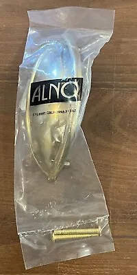 Alno A1355-PA Cup Cabinet Pull Handle 3-1/2  C-to-C Solid Brass Smooth Shell NEW • $20