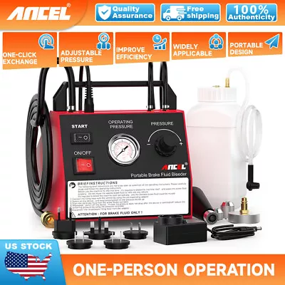 ANCEL Car Vacuum Pump Pressure Oil Exchange Machine Tool Brake Fluid Bleeder • $339.99