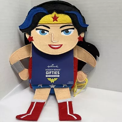 Hallmark Wonder Woman DC Comics Felt Embroidered A Gift For Your Gift New Mint • £8.45