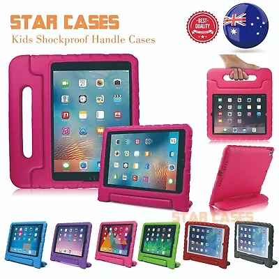 Kids Heavy Duty Shockproof Case Handle Cover For Samsung TabA T290/T295 T380/385 • $22.99