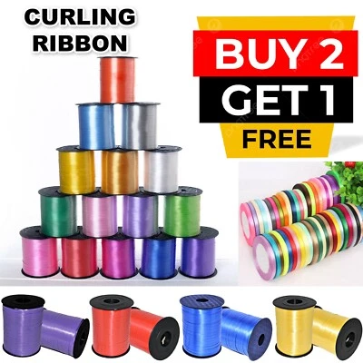£2.19 • Buy 100 Meters Balloon Curling Ribbon For Party Gift Wrapping Balloons String Tie