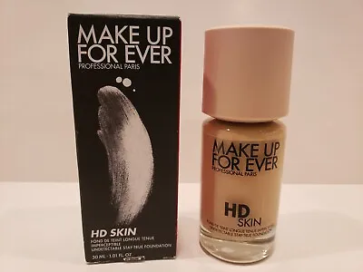 Make Up For Ever HD Skin Undetectable Stay True Foundation 1Y08 Warm Porcelain • $29.99