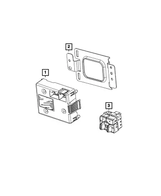 Genuine Mopar Trailer Brake Control Module Switch 68105206AC • $113.01