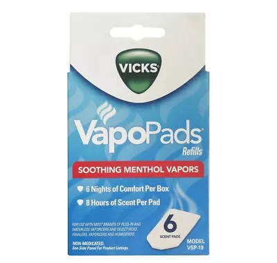 Vicks VapoPads 6 Pack VSP-19 • $22.99