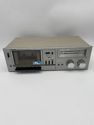 Vintage Sharp Stereo Cassette Deck RT-10 Dolby Metal - For Parts Or Repair • $23.80