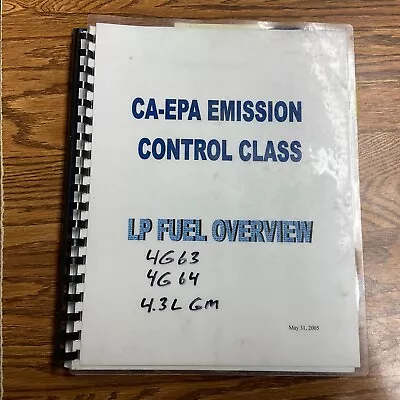 CAT Caterpillar 4G63 4G64 4.3L GM ENGINE EMISSION SERVICE MANUAL FORK LIFT TRUCK • $39.99