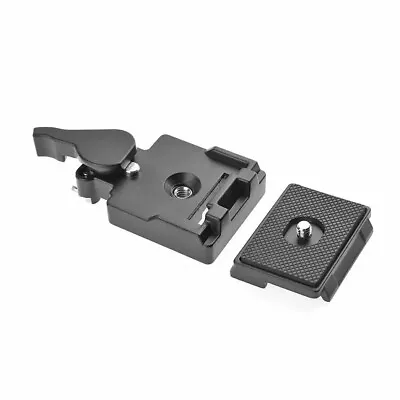 Quick Release Clamp Adapter+Plate For Manfrotto 200PL-14 323 RC2 Tripod Z8B8 • $11.43