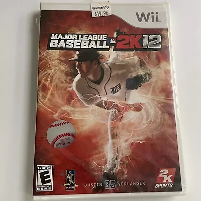 Major League Baseball 2K12 (Nintendo Wii 2012) Brand New Factory Sealed • $39.99
