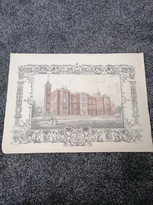 £15 • Buy Charlton House, Kent Print. Lithograph By Day & Haghe, Drawn By C. J. Richardson