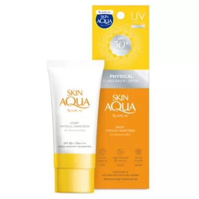 Mentholatum Sunplay Skin Aqua Sport Physical Sunscreen SPF50+ ~ 80g • $39.99