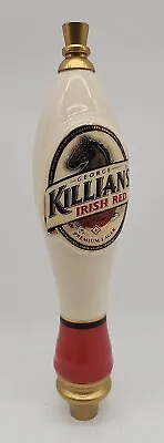 Vintage George Killian's Irish Red Tap Handle Large Ceramic And Brass Beer 11” • $24.99