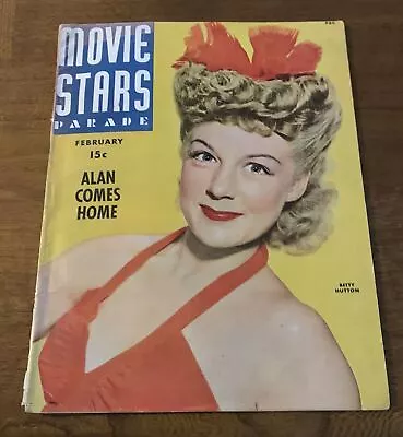 Movie Stars Parade Magazine February 1944 • $17