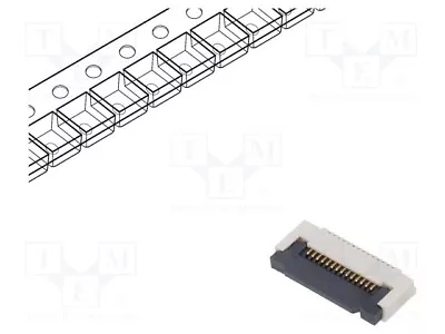 04A Terminal Connector: Ffc / FPC 50V Horizontal Zif Pin: 16 Smt • £82.31