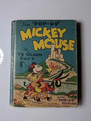 The Pop Up Mickey Mouse - In Ye Olden Days - 1934 • $75