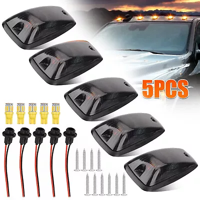 5x For 88-02 Chevy/GMC Pickup Trucks Roof Top Cab Lights Amber Marker + 194 LED • $24.48