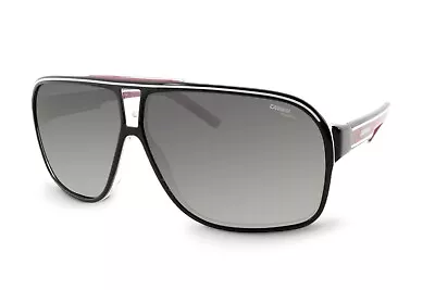 $143 • Buy Carrera Polarized Black Red Mens Sunglasses Grand Prix 2 Retro UV Protect Racing