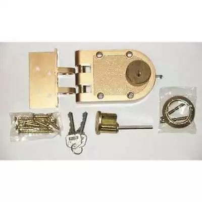 Kaba Ilco 535-53-51 Auxiliary Lock Jimmyproof Deadlock Bronz Cylinder: Double • $20.19