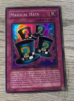 Yu-Gi-Oh! TCG Magical Hats Pharaoh's Servant PSV-033 1st Edition Super Rare  • $9