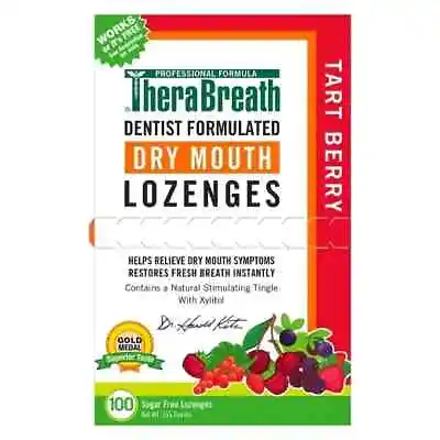 $24.89 • Buy TheraBreath, Dry Mouth Lozenges, Sugar Free, Tart Berry , 100 Lozenges BB 8/25