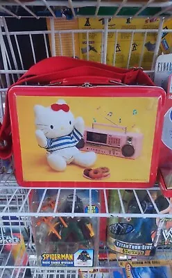 Vintage 1980s Hello Kitty Metal Lunch Box • $75