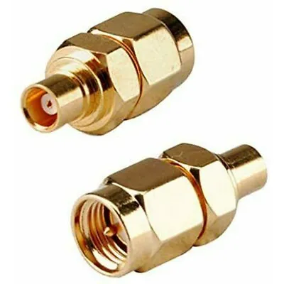 SMA Male To MCX Female Jack Straight RF Connector Adapter 50ohms Bydpete • $3