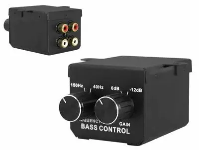 Universal Car Audio Amplifier Amp Bass Level Gain Controller New • £13.99