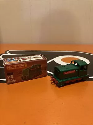 Vintage Matchbox Superfast 1978 Lesney #24 Green Shunter Diesel Train England • $17.99