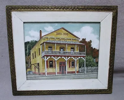 Jack B. Bevier Listed Original Watercolor Hotel Ione Gold Country California • $125