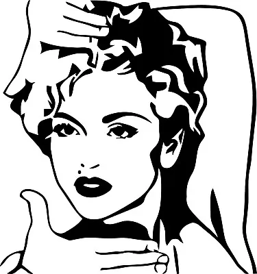 Madonna Vinyl Decal Sticker Like A Prayer Virgin True Blue CD 80's Retro  • $4.50