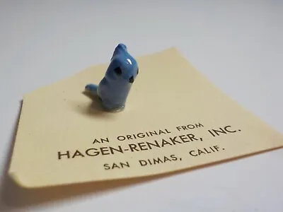 Vtg Hagen Renaker Miniature Tiny Bluebird Blue Jay  Figurine • $14.99