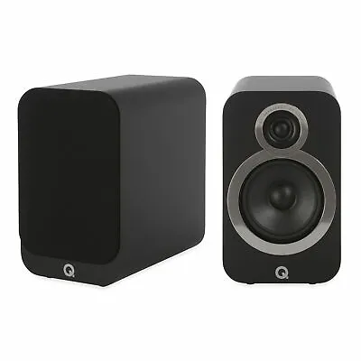 £249 • Buy Q Acoustics 3020i Bookshelf Speakers - Carbon Black 