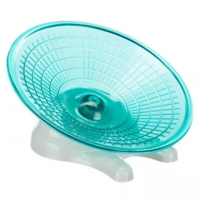 Trixie Flat Running Disc Small Animal Flying Saucer Exercise Wheel Hamster Mice • £7.85