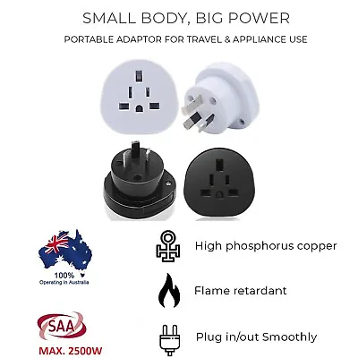 $13.80 • Buy AU STOCK Universal Australia Travel Power Plug Adapter Converter US/EU/UK To AU