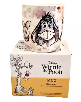 New Eeyore Winnie The Pooh With Flowers Cup Box Gift Collectable & Tea Infuser  • $29.55