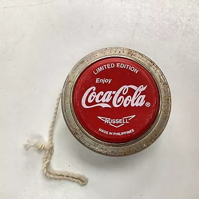 Vintage Coca-Cola Russel Limited Edition Gold Glitter Yo-Yo (T6) S#551 • $39