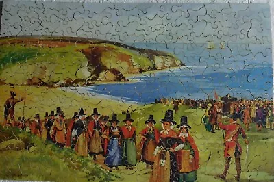 GWR Wooden Jigsaw Puzzle; Fishguard Army 1797; C200 Pieces; Complete. Rare. • £65