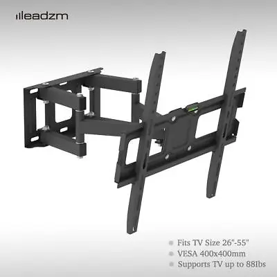 Tilt & Swivel TV Wall Bracket Mount For Samsung LG 26 32 46 49 50 55   Inch • £16.99