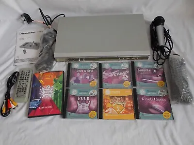 Roadstar DVD2221K DVD Player With Karaoke Function + Microphones And 7 Discs • £59.99
