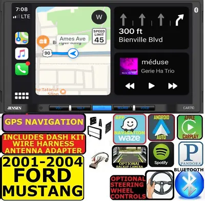 2001-04 Ford Mustang Nav Bluetooth Apple Carplay Android Auto Car Radio Stereo • $289.99