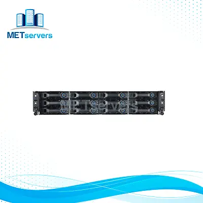 Quanta T41S-2U 12 Bay LFF 4 Node Barebone Server W/ Trays & Heatsinks • $548.99