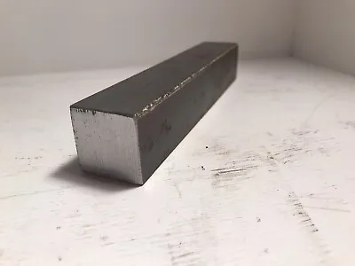 $17 • Buy 1 1/4  Square Steel Bar Solid Blacksmith Iron Machining 7  Length