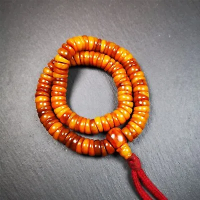 Gandhanra Original 11mm Yak Bone Mala Beads NecklaceTibetan Prayer Beads • $99.99