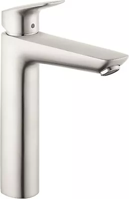 Hansgrohe 71090821 Logis Modern 10  Tall Bathroom Sink Faucet In Brushed Nickel • $75