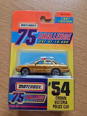 Matchbox Superfast. Gold Challenge. Ford Crown Victoria Police Car. 1997. Bnib. • £8.99